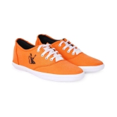 Kzaara Sneakers Orange Casual Shoes - 8