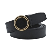 Loopa Black PU Casual Belt - None