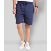 Neo Garments - Blue Cotton Mens Shorts ( Pack of 1 ) - None