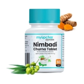 myUpchar ayurveda Nimbadi Churna Tablets for Detoxifying body, clean and healthy skin (60 Tablets)