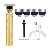 FeiHong VINTAGE T9 Plastic Gold Cordless Beard Trimmer With 45 minutes Runtime