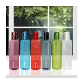 PearlPet Adira-Assorted-500ml-6pcs Multicolour Plastic Water Bottle 500 mL ( Set of 6 ) - Multicolour