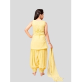 Aarika Yellow Georgette Girls Patiala Kurta Set ( Pack of 1 ) - None