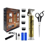 Lenon Scissor,Comb,Clip & Gold Cordless Beard Trimmer With 60 minutes Runtime