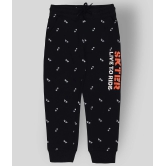 PLUM TREE - Black Cotton Boys Trackpant ( Pack of 1 ) - None