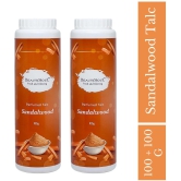 Beautisoul Body Talc Sandalwood Talcum Powder Talc 200 gm Pack of 2