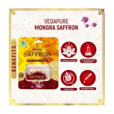 Vedapure Mongra Saffron/Kesar/Zafran/Keshar/Jafran Premium AAA Grade for Pregnant Women, Babies, Beauty, Cooking- 1gm (Pack of 1)