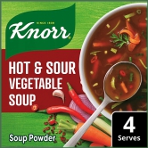 Knorr Chinese Hot & Sour Soup - 100% Real Vegetables, No Added Preservatives, 41 G