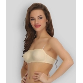 Clovia Pack of 1 Cotton Non Padded Womens Tube Bra ( Beige ) - 36C