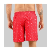 Supersquad Cotton Mens Boxer- ( Red ) - None