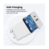 Portronics - Type C 3.1A Wall Charger - White