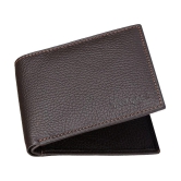 Tough Brown Leather ATM + Money Slot 6 Slot Card Holder For Men & Women - Brown