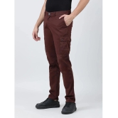 IVOC Slim Flat Mens Cargos - Brown ( Pack of 1 ) - None