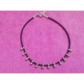 Women Fashion New Anklet SP17Alloy Anklet (ghughari black moti)