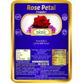 Biotic Rose Petal Powder (Rosa Indica) Gulab Patti Powder 100 gm