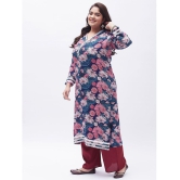 Tissu - Blue Straight Rayon Womens Stitched Salwar Suit ( Pack of 1 ) - None