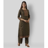 MAUKA - Green Straight Rayon Womens Stitched Salwar Suit ( Pack of 1 ) - 4XL