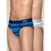 XYXX - Multicolor Cotton Mens Briefs ( Pack of 2 ) - None