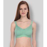 Elina - Turquoise Cotton Non - Padded Womens Everyday Bra ( Pack of 1 ) - 42D