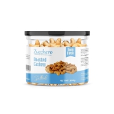 Zucchero Roasted Crunchy Cashew, Lightly Salted [Zero Cholesterol] 200g | Oil-Free Roasting |Slow baked Nuts | Earthy Flavour | No Oil