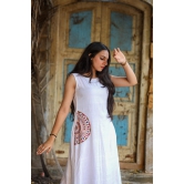 Tara White Khadi Kurti - M