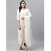 miravan - White Cotton Women's Anarkali Kurti ( Pack of 1 ) - None