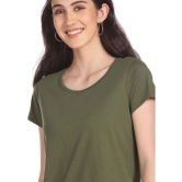 Sugr Cotton Green T-Shirts - Single - M