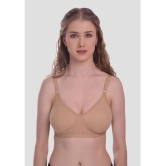 Elina - Beige Cotton Non Padded Womens T-Shirt Bra ( Pack of 1 ) - None