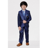 DKGF Fashion - Blue Polyester Boys Suit ( Pack of 1 ) - None