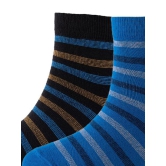 Men Pack Of 2 Patterned Cotton Ankle Length Socks