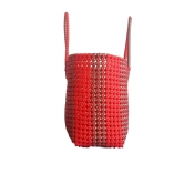 Sonchiraiya Wire Bag Red and Silvar Color