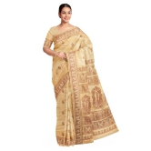 Baluchari Silk Saree Beige