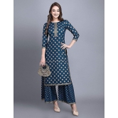 Women's Regular Rayon Kurti with Palazzo