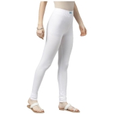 Jcss - White Lycra Women's Leggings ( Pack of 1 ) - L