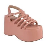 Shoetopia - Pink Women''s Sandal Heels - None