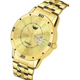 Abrexo Gold Stainless Steel Analog Mens Watch