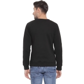 Rodamo  Men Black Slim Fit Sweatshirts