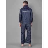 Dollar Blue Polyester Mens Rain Suit ( Pack of 1 ) - L