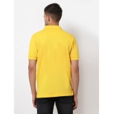 Uzarus - Yellow Cotton Blend Regular Fit Mens Polo T Shirt ( Pack of 1 ) - None