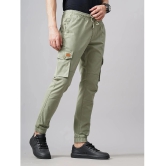 Paul Street Slim Flat Mens Cargos - Green ( Pack of 1 ) - None