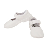 Stanfield - White Girls School Shoes ( 1 Pair ) - None