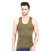 NRG Mens Sleeveless Colour Cotton Vest  ( Pack of 1 Light Green ) G23