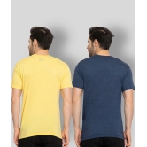 Zeffit - Cotton Blend Regular Fit Multicolor Mens Sports T-Shirt ( Pack of 2 ) - None