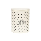 Stylish Ivory Coffee Jar