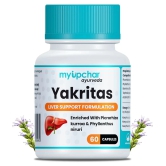 myUpchar Ayurveda Yakritas - 60 Capsule | Liver Support & Detox | Improve Digestion and Metabolism