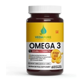 VedaPure Naturals - Omega-3 Fatty Acids Softgel ( Pack of 1 )