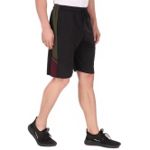 KZALCON Black Cotton Blend Outdoor & Adventure Shorts Single - None