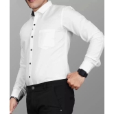 Supersquad Cotton Blend Regular Fit Full Sleeves Mens Formal Shirt - White ( Pack of 1 ) - None