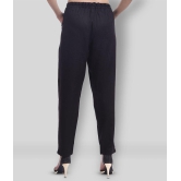 Lee Moda - Black Rayon Loose Fit Women's Casual Pants  ( Pack of 1 ) - Free Size