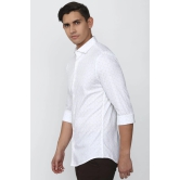 Men White Super Slim Fit Formal Full Sleeves Formal Shirt